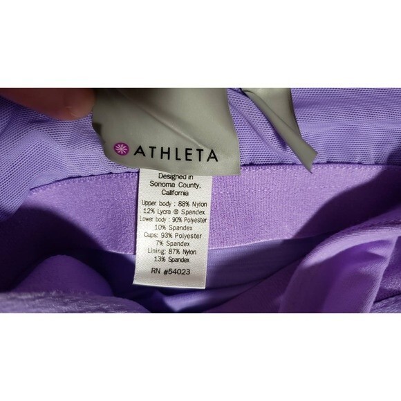 Athleta Purple Cross-Back Sports Bra Tank - S - Picture 3 of 11